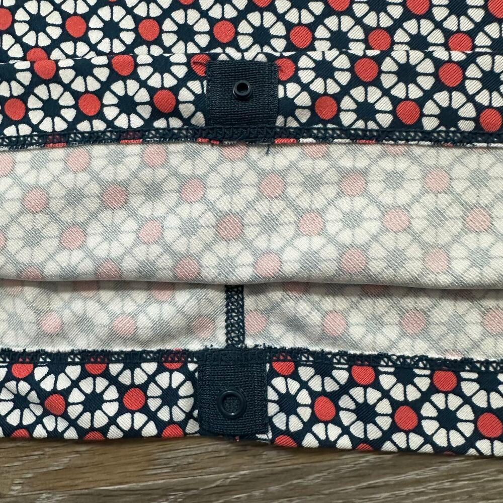 Title Nine Dream Mosaic Fit & Flare Dress XL Athletic Travel Buttah Fabric - Picture 6 of 14